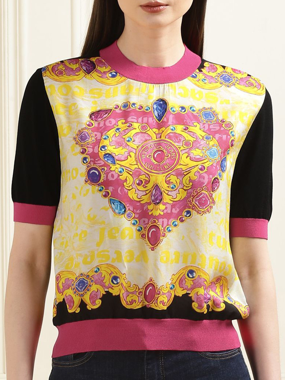 Versace Jeans Couture Women Printed Pullover