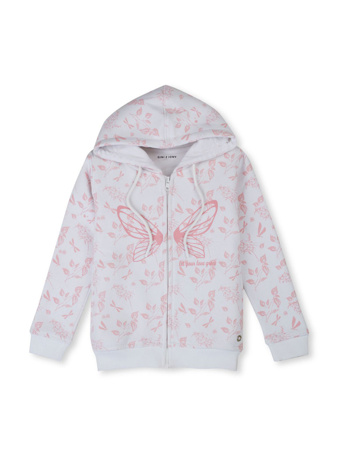 Gini and Jony Girls Cotton Bomber Jacket