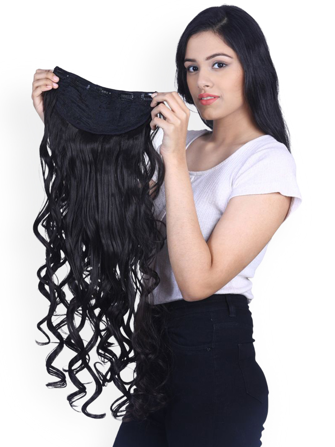 AHS Curly Volume Ponytail Extension-Black