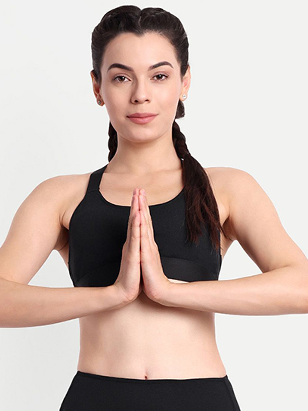 So What Round Neck Sleeveless Bra With Leggings