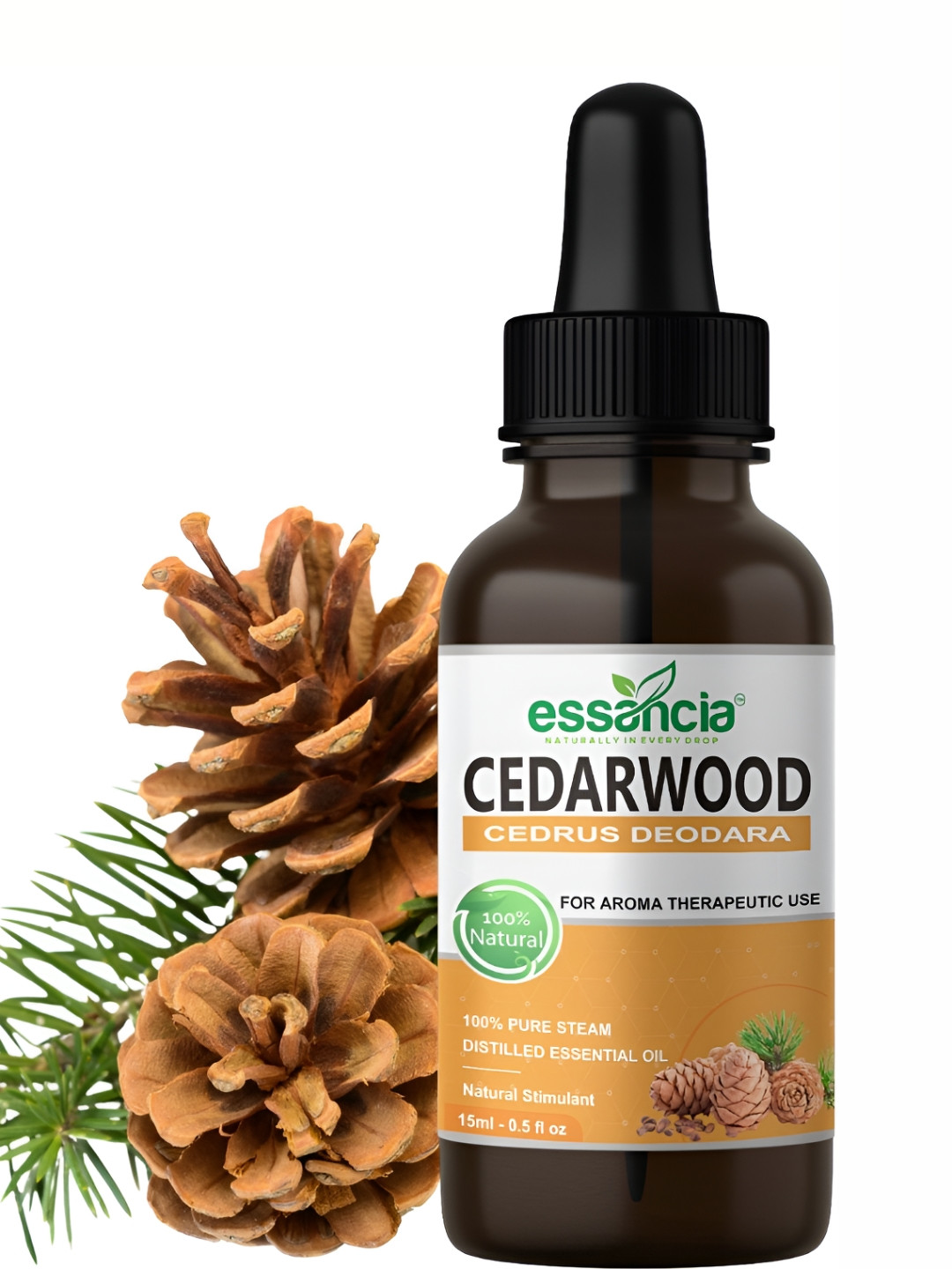 essancia Cedarwood Essential Oil for Dry Scalp - 15ml