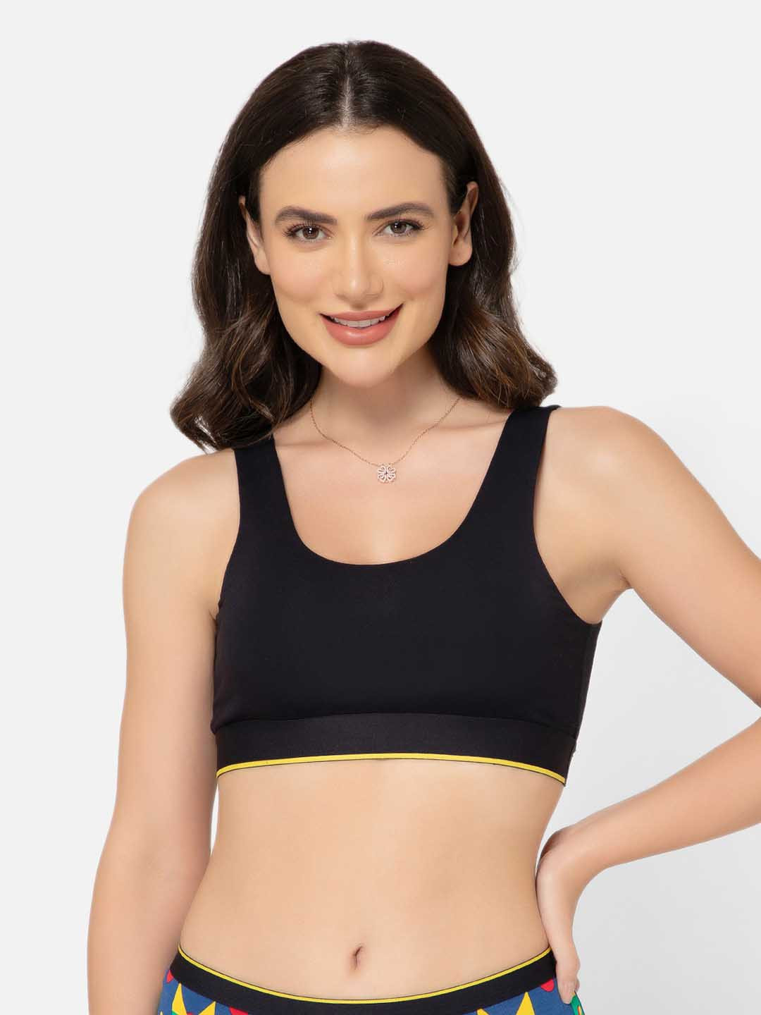 bummer Non Padded Moisture Wicking Rapid-Dry Workout Sports Bra - Full Coverage