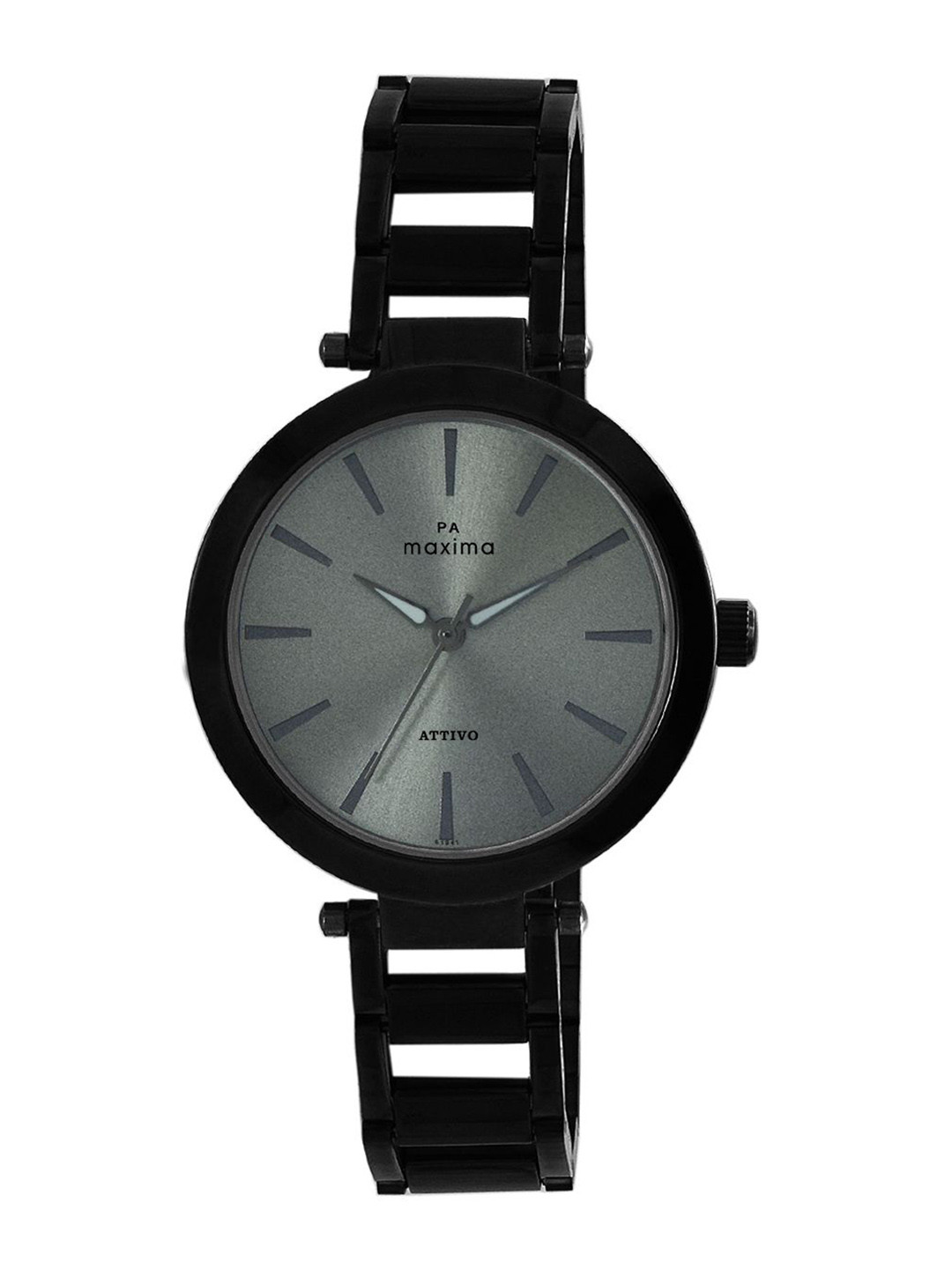 maxima Women Dial & Stainless Steel Straps Analogue Watch 61941CMLB