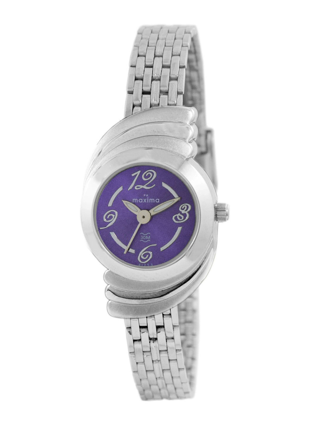 maxima Women Dial & Stainless Steel Straps Analogue Watch 41253CMLI