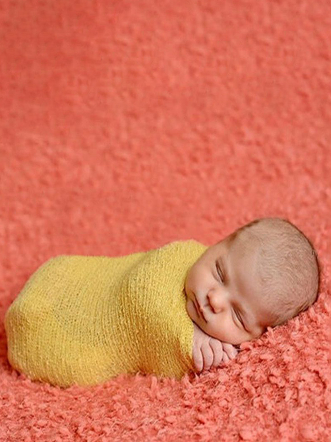 Babymoon Kids Baby Photoshoot Props BB223_Stretch_Wrap_Yellow-Yellow