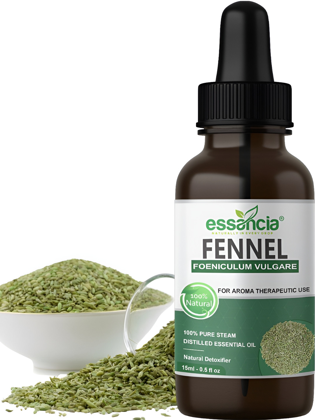 essancia Fennel Essential Oil For Digestive health & Aromatherapy - 15ml