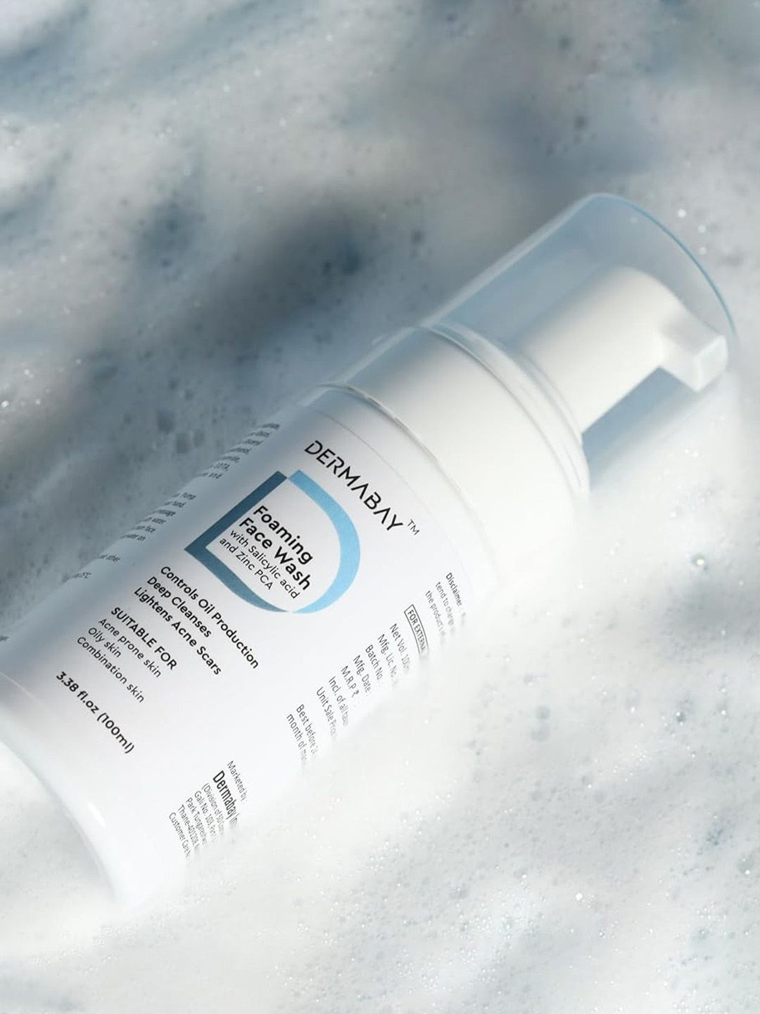 Dermabay Foaming Face Wash Deep Cleansing & Brightening Refresh - 100ML