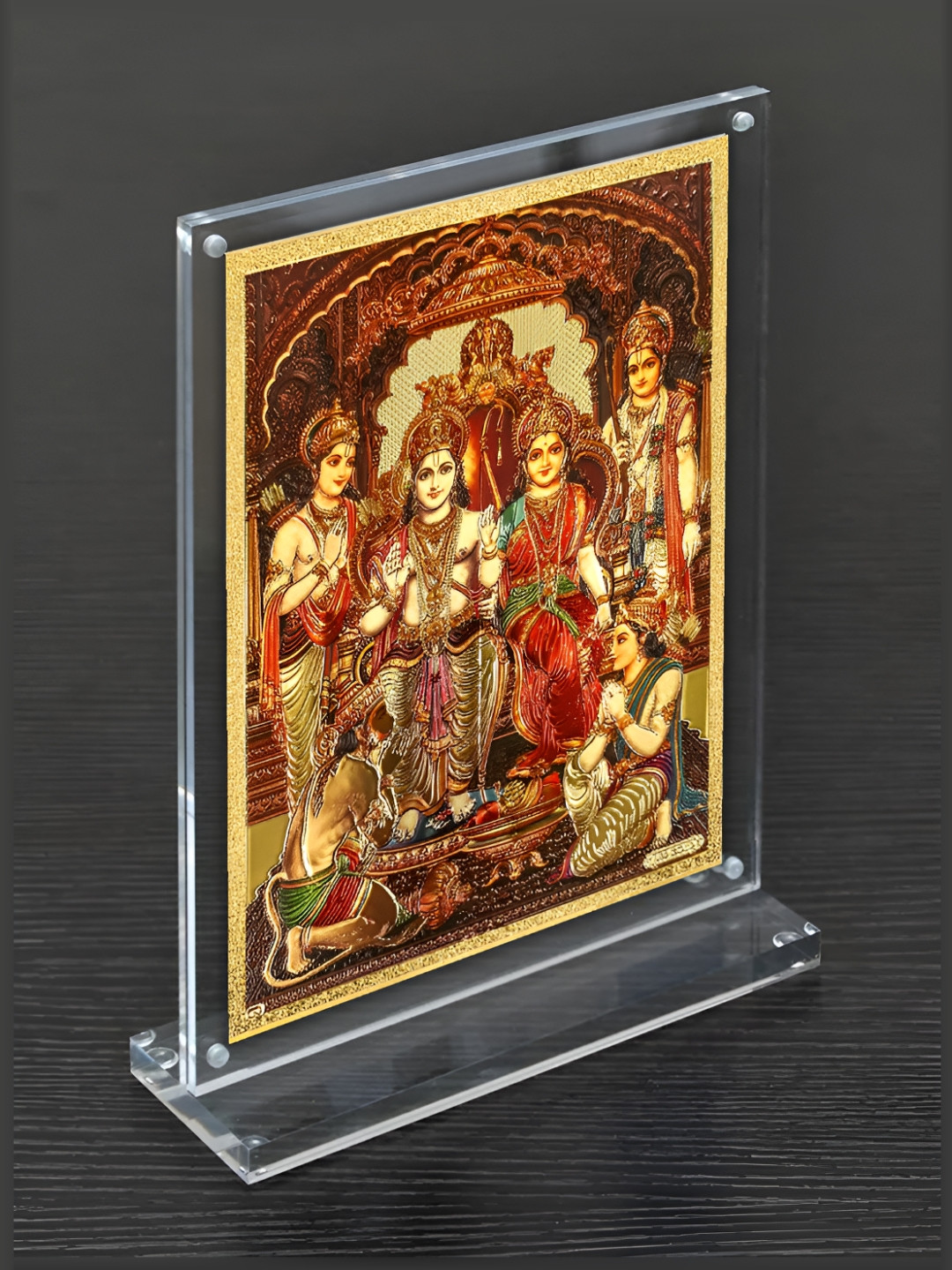 Hawai Gold Plated Ram Darbar Acrylic Photo Frame