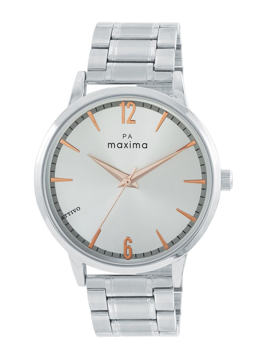 maxima Men Dial & Stainless Steel Straps Analogue Watch 66781CMGI