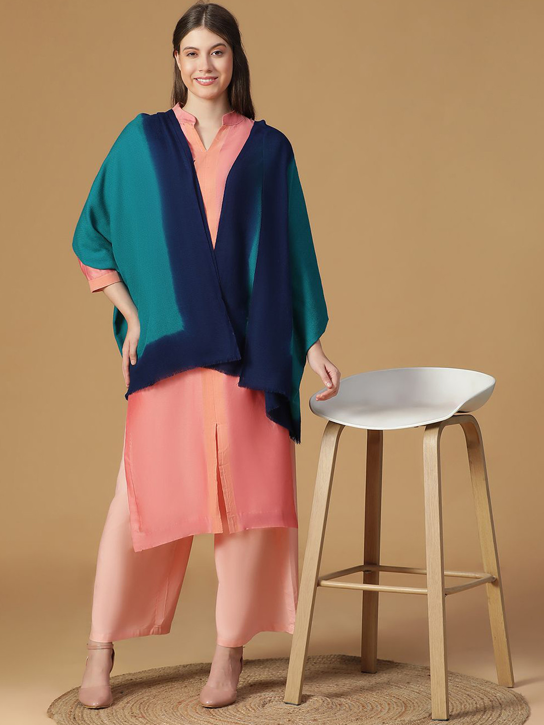 SHINGORA Ethereal Grace Dyed Dobby Shawl