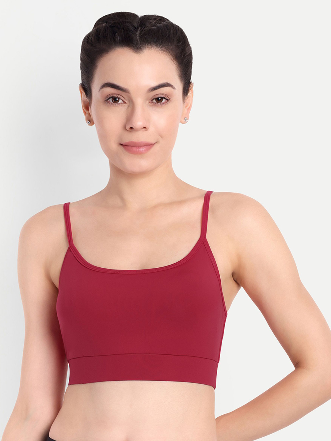 So What Round Neck Sleeveless Crop Top & Leggings