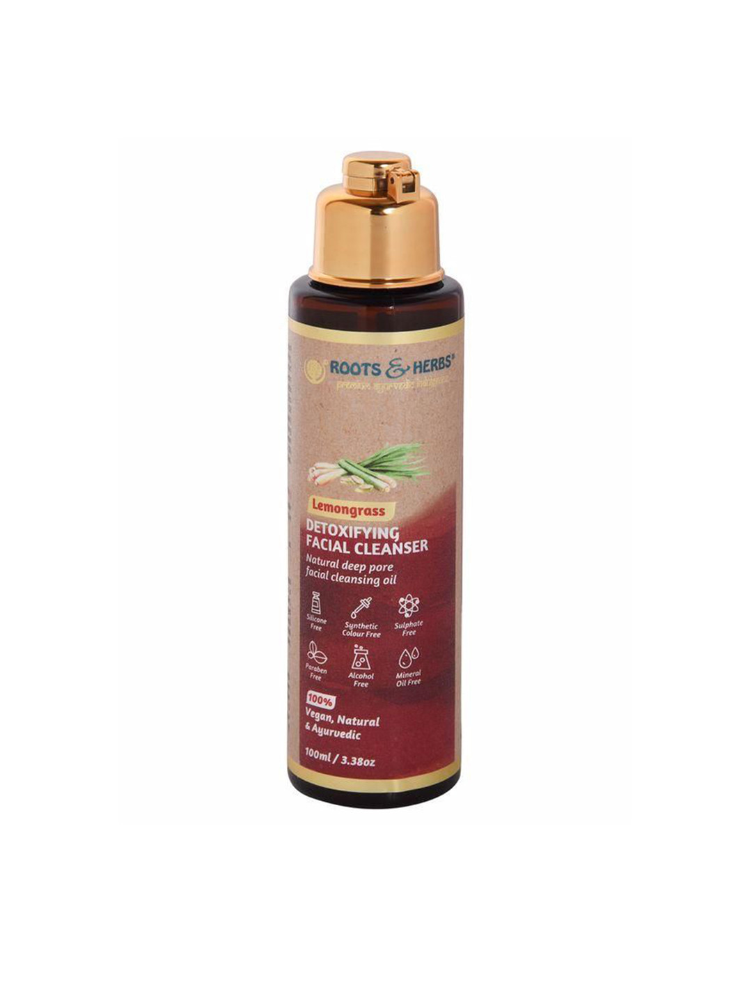 ROOTS & HERBS Detoxifying Facial Cleanser With Lemongrass - 100 ml