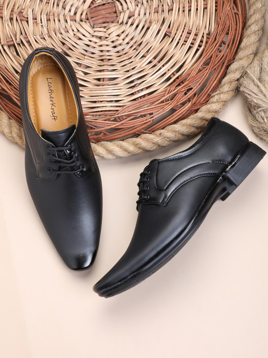 LeatherKraft Men Formal Derbys