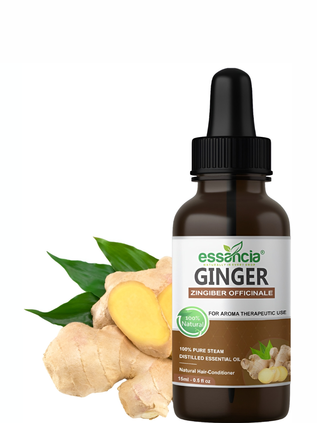 essancia Ginger Essential Oil For Massage & Pain Relief - 15 ML