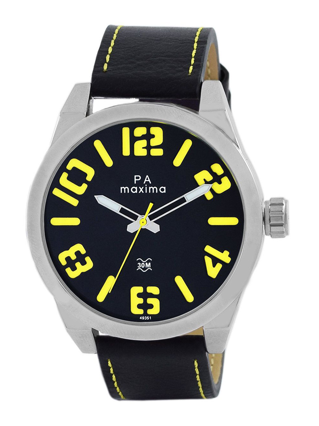 maxima Men Dial & Leather Straps Analogue Watch 49351LAGI