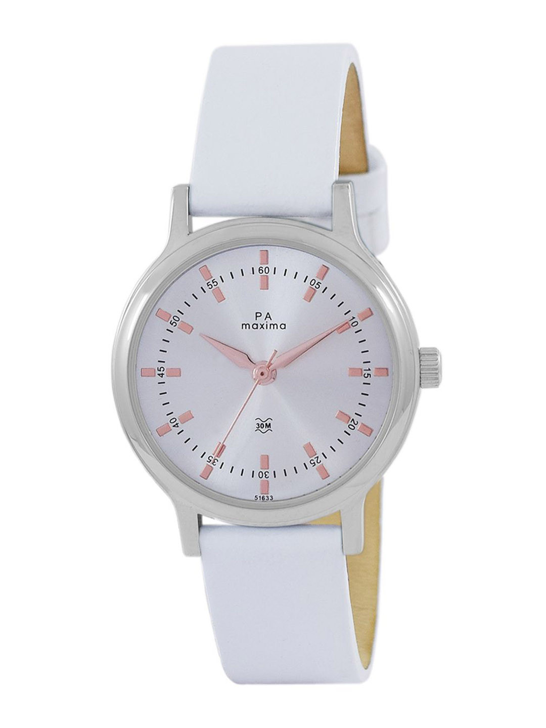 maxima Women Dial & Leather Straps Analogue Watch 51633LMLI