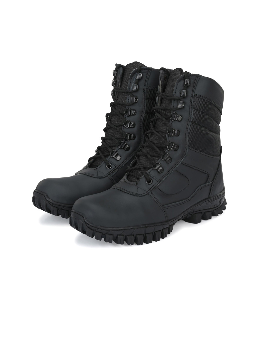 SHOE DAY Men Genuine Leather High-Top Casual Regular Boots