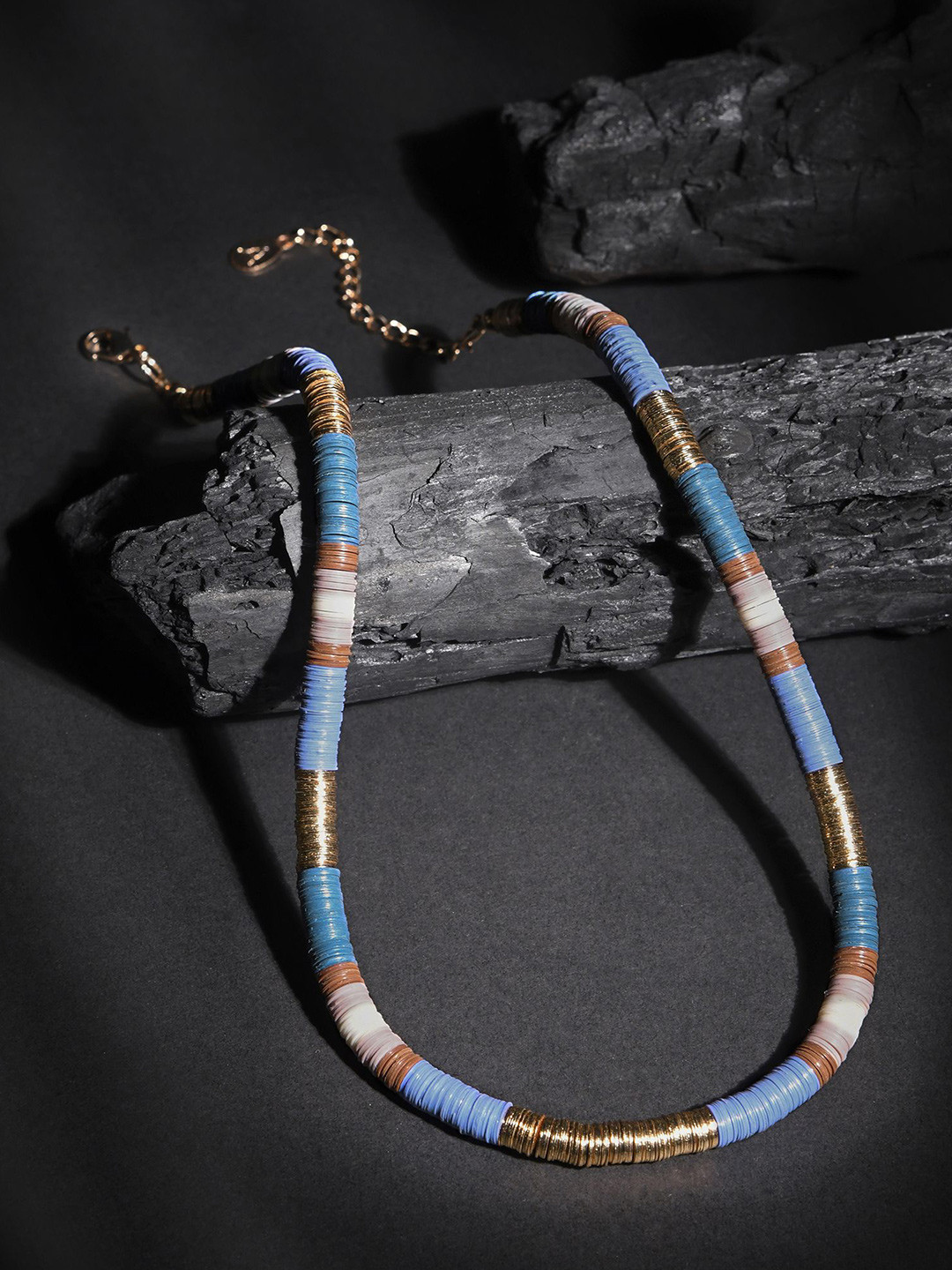 Accessorize London Beaded Disc Necklace