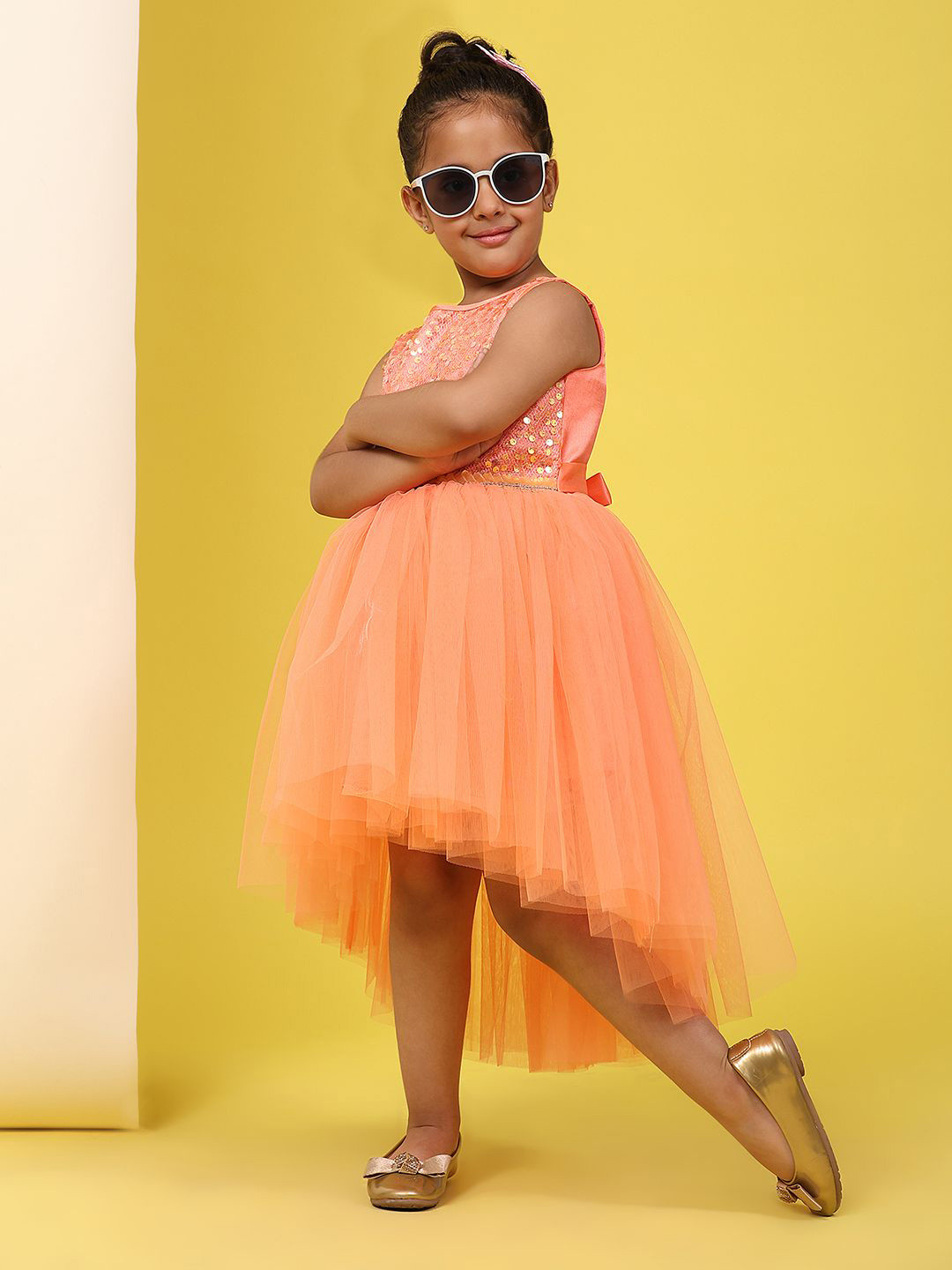 Toy Balloon kids Girls Net Balloon Dress