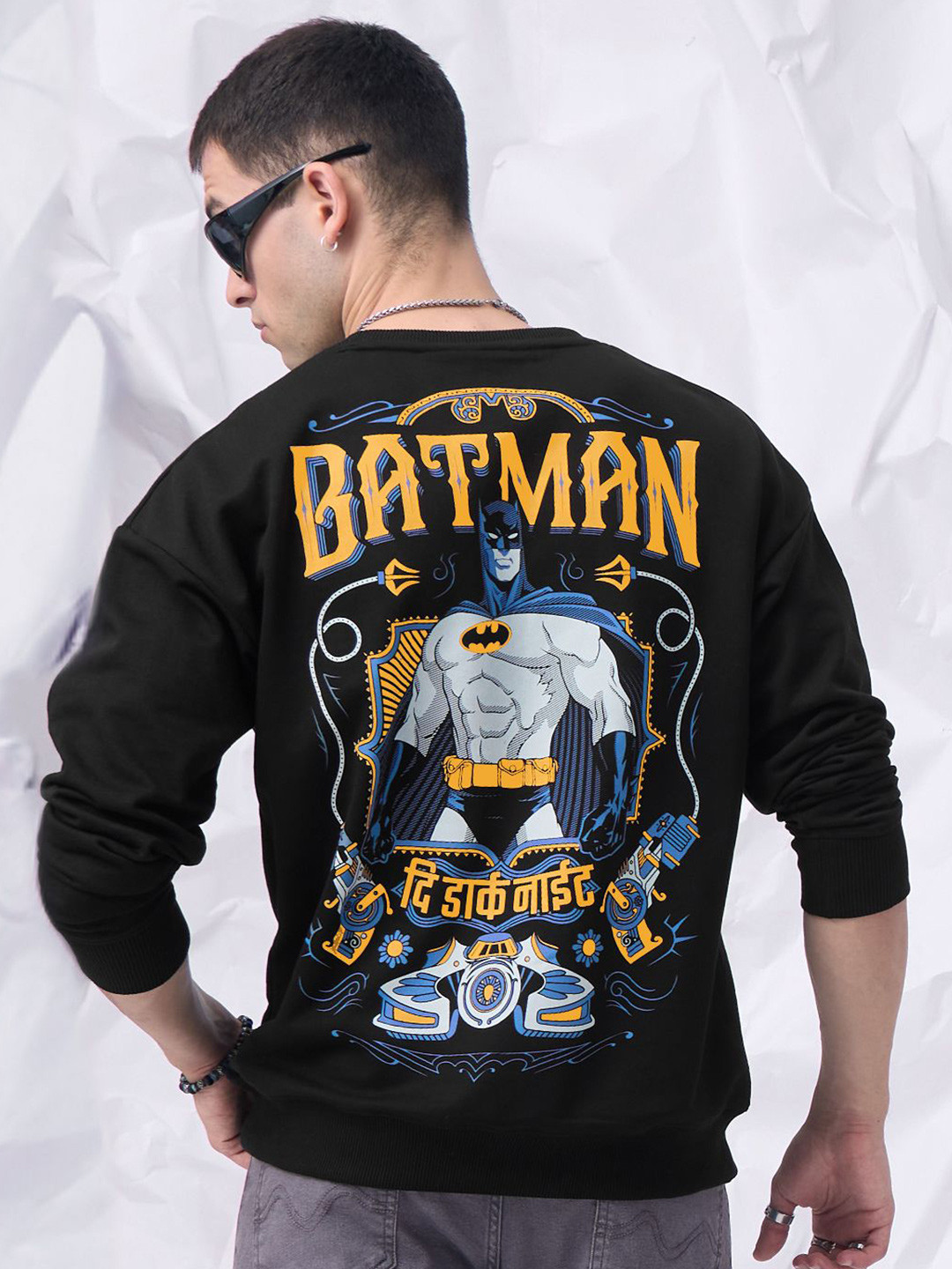 The Souled Store Men Printed Pullover Sweatshirt