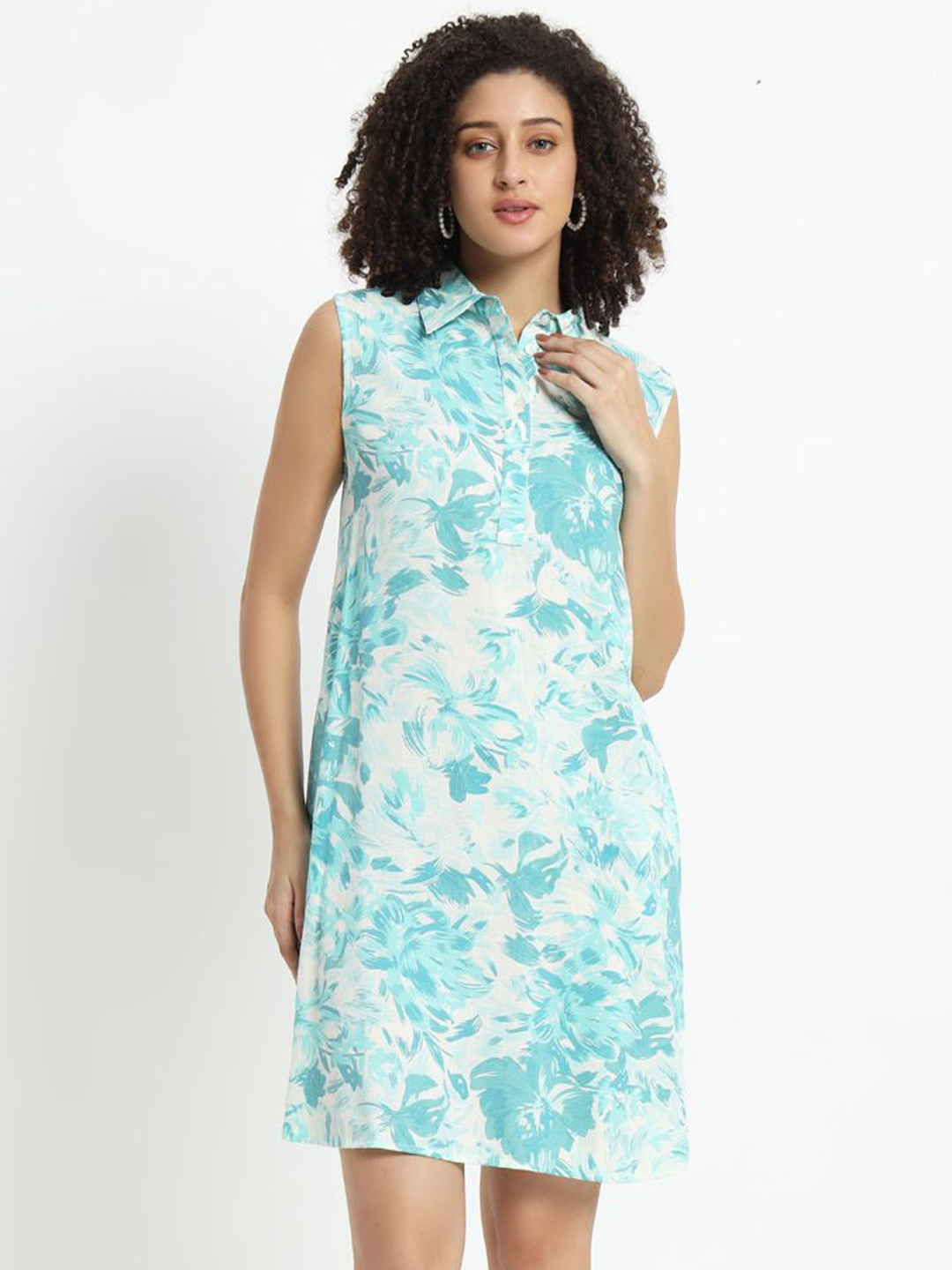 VELDRESS Women Floral Printrd A-Line Mini Dress