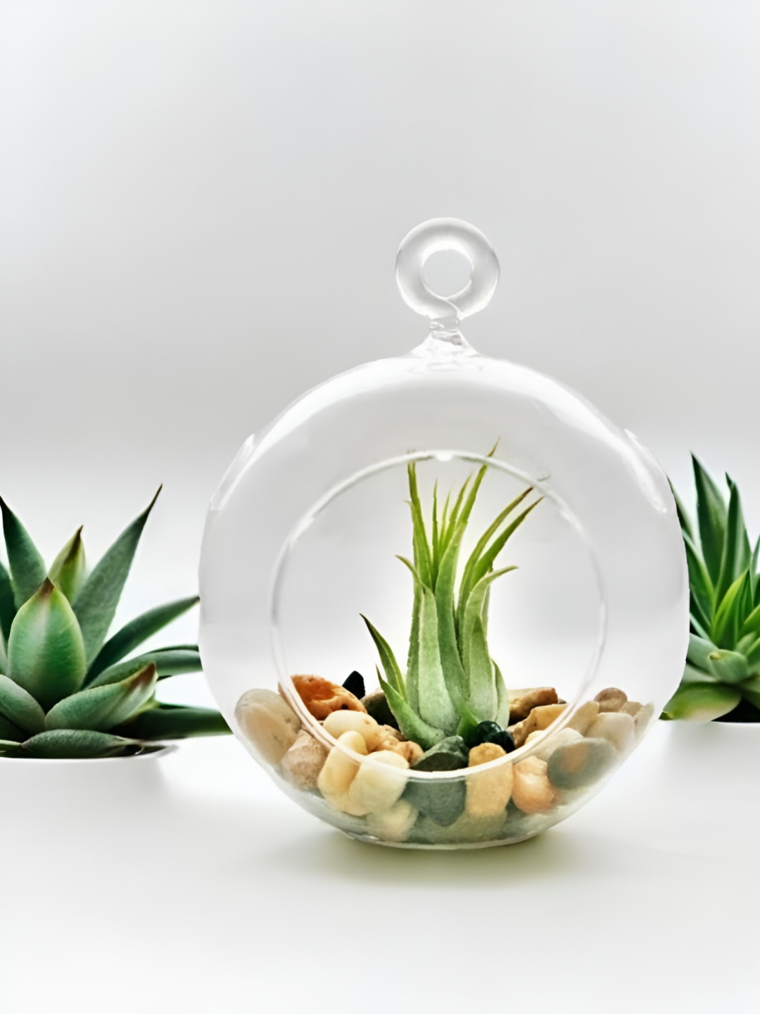 Brahmz Transparent Glass Mosaic Candle Holder Mosaic Multi Terrarium Pot