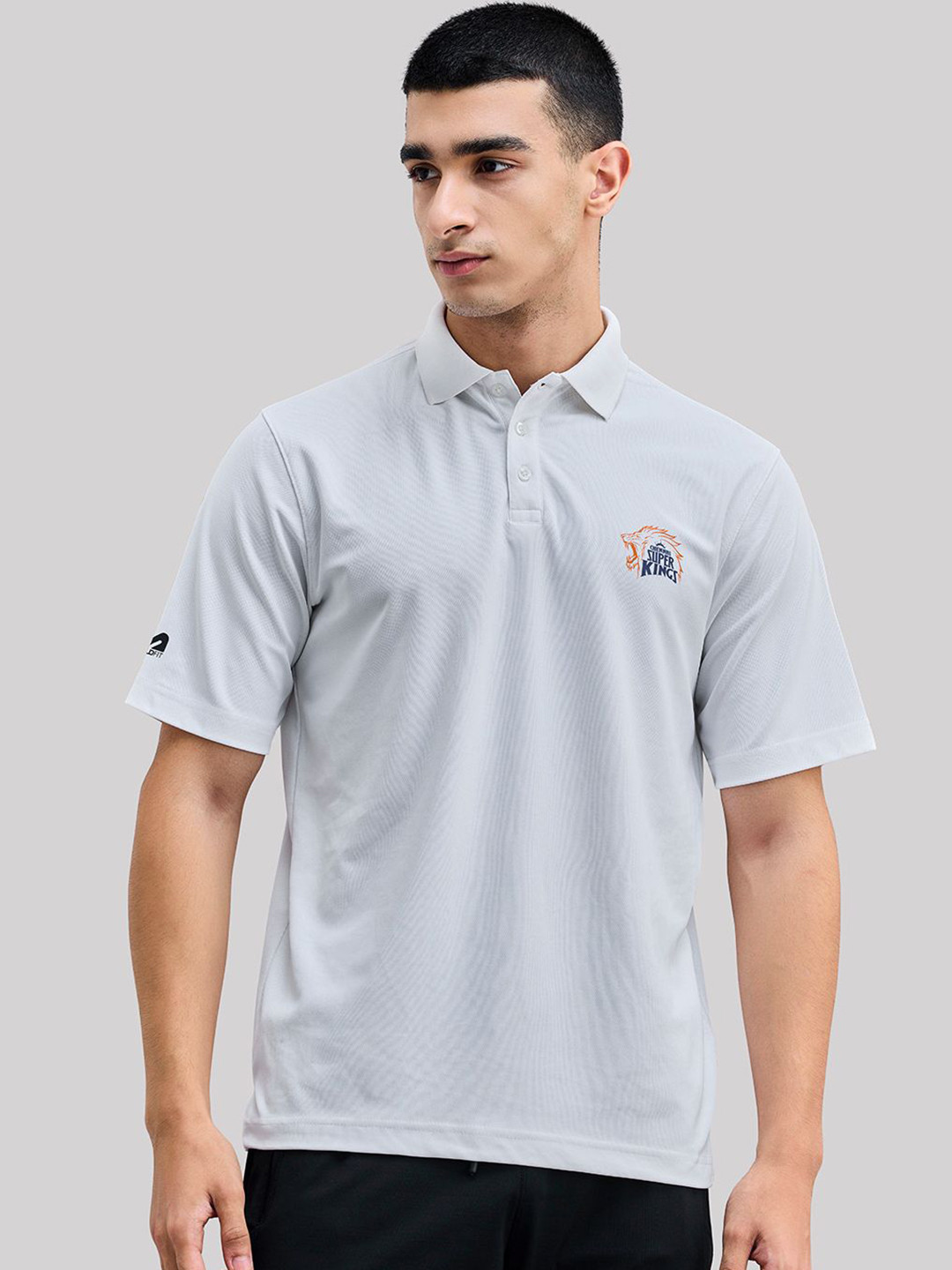 BOLDFIT CSK Polo Collar T-Shirt