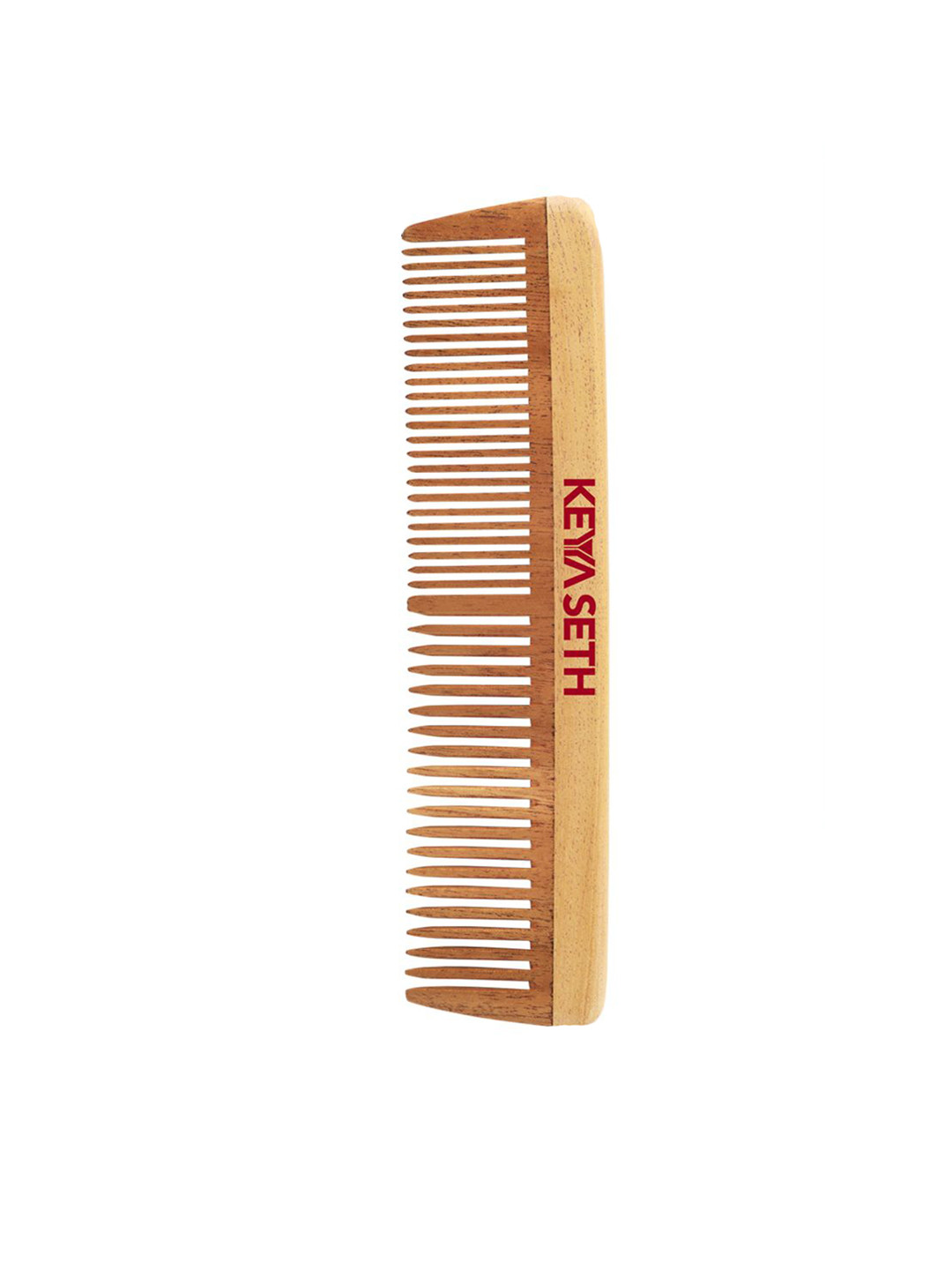 KEYA SETH AROMATHERAPY  Neem Wooden Comb Wide Tooth For Hair Growth