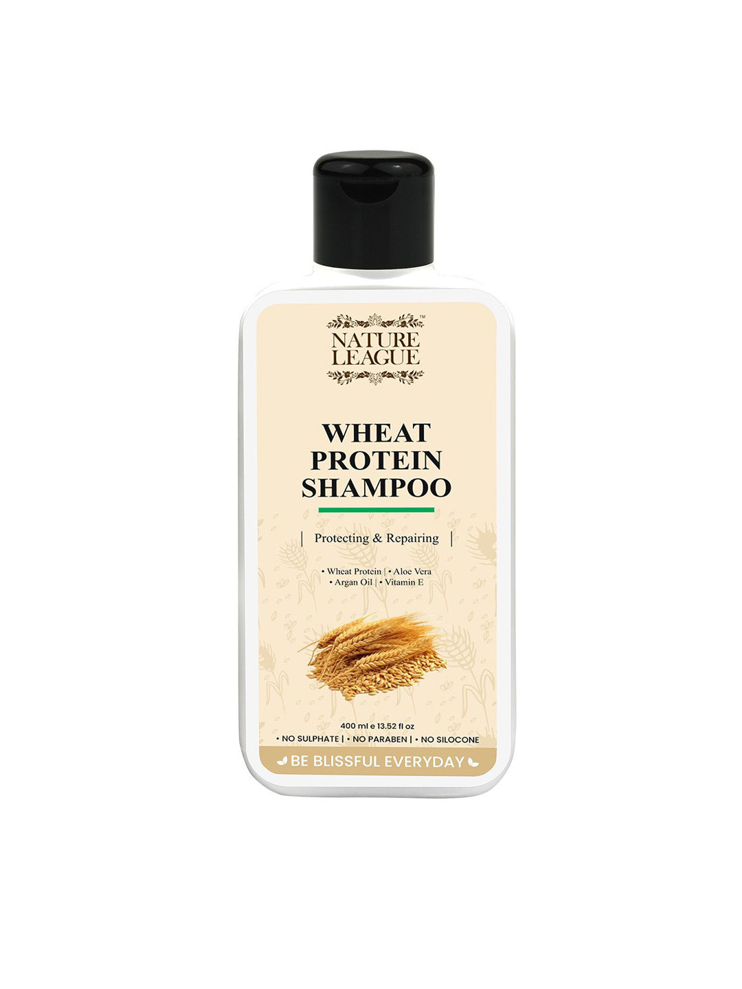 NATURE LEAGUE Wheat Protein Shampoo - 400 ml