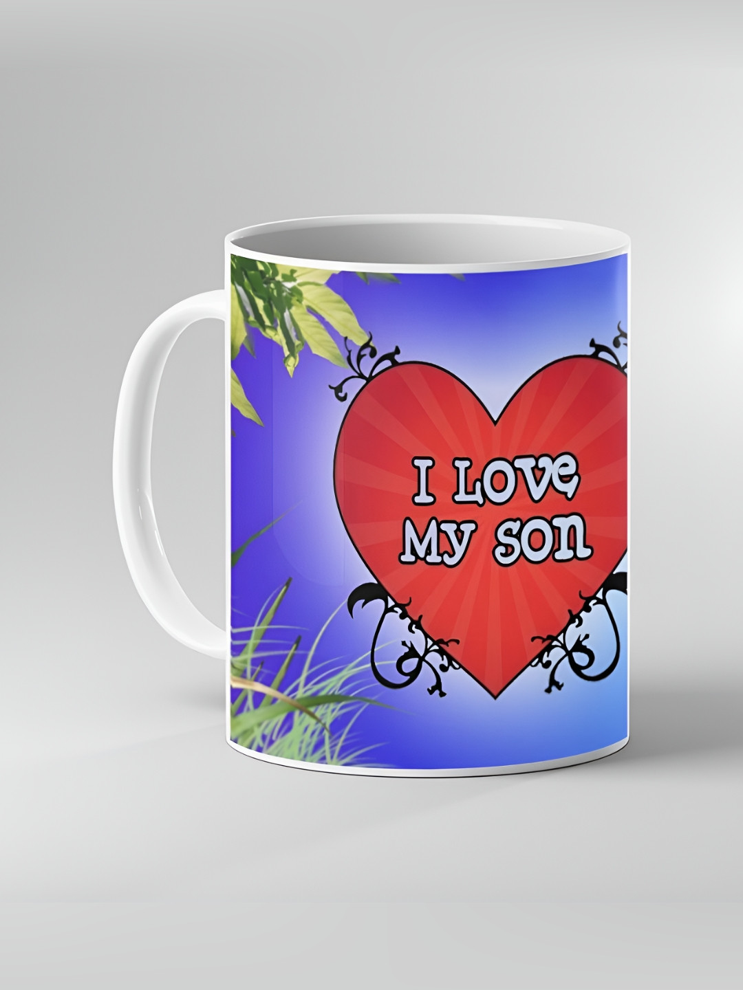 Keviv Multicoloured Text or Slogans Printed Ceramic Glossy Mugs 325 ml