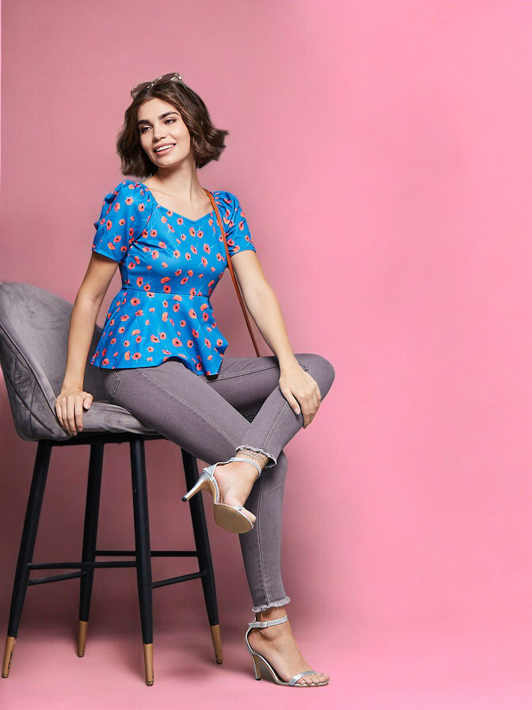 DressBerry Women Slim Fit Regular Premium Polyknit Top