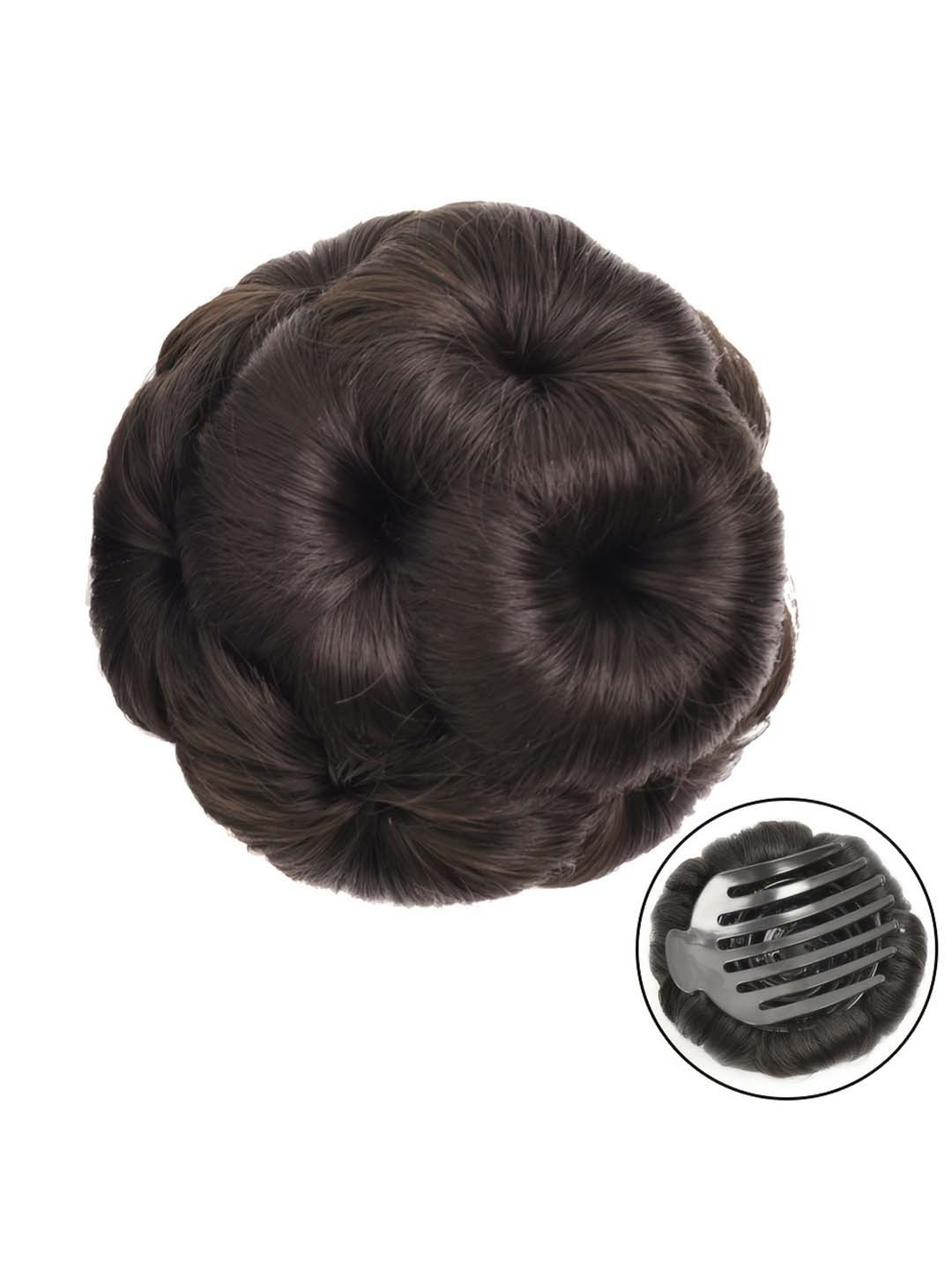 CHRONEX Wavy Crutcher Bun Extension-Natural Brown