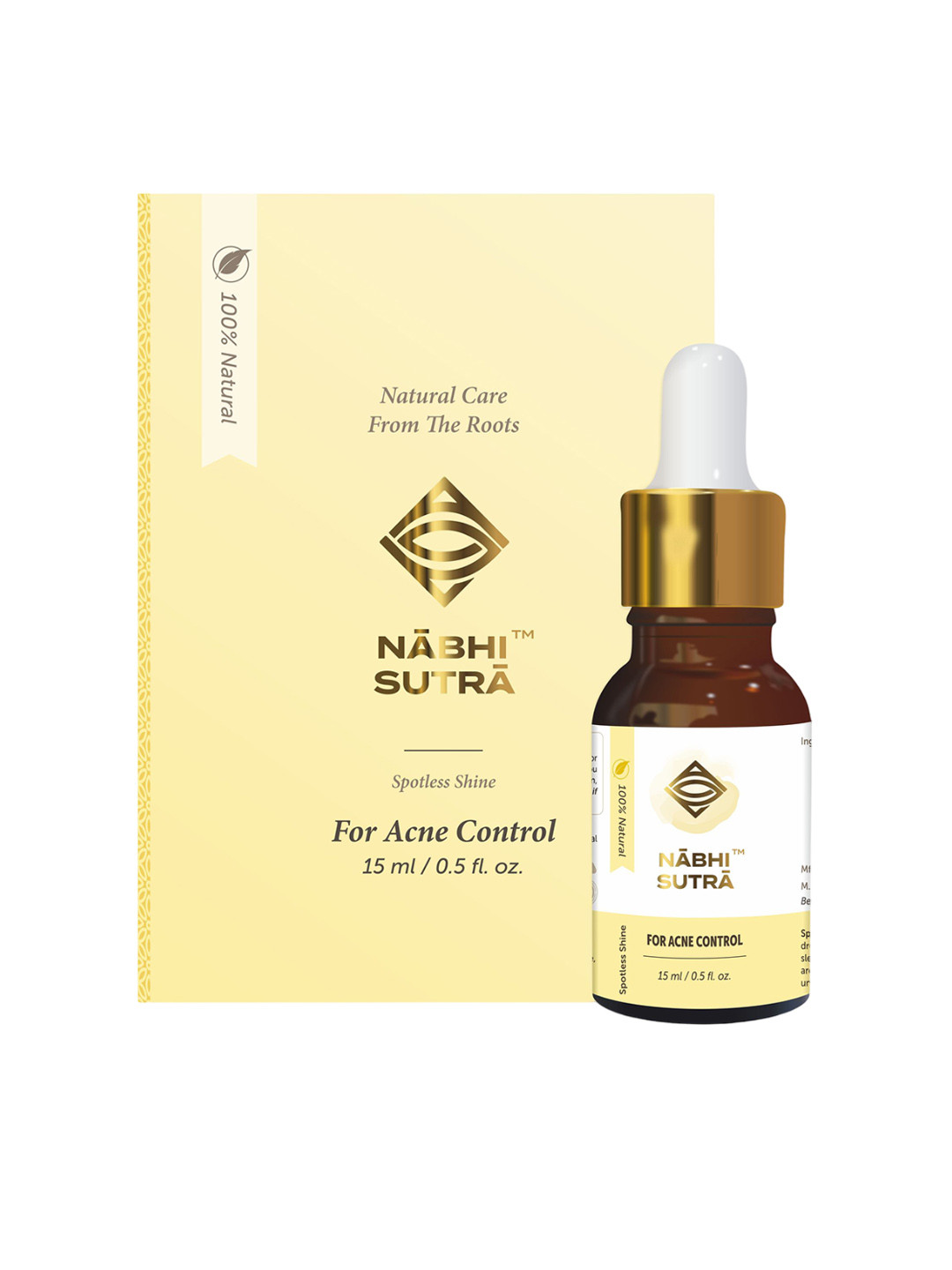 Nabhi Sutra Acne Care Belly Button Oil For Glowing Skin - 15 ml