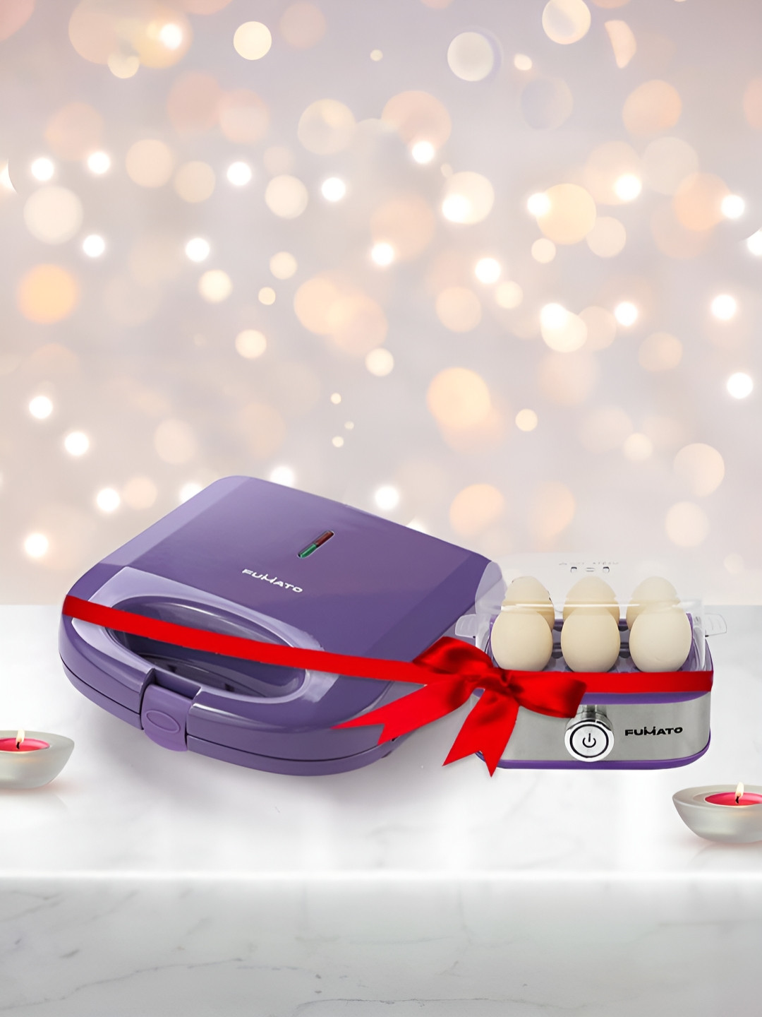 The Better Home Purple Aluminium Sandwich Maker & Egg Maker