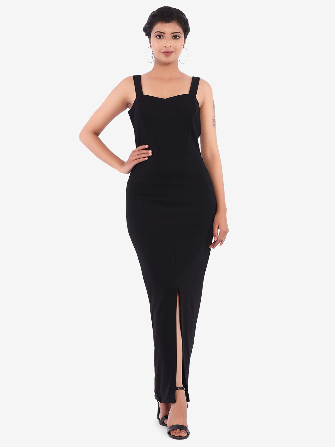 Golden Kite Scuba Bodycon Maxi Dress