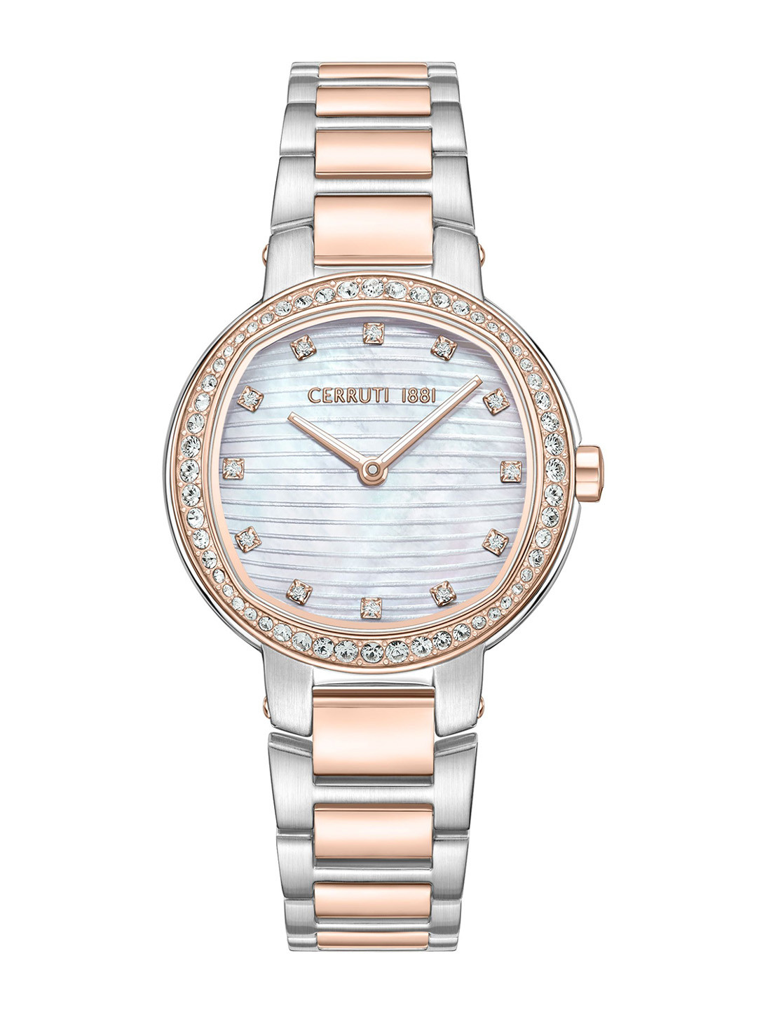 Cerruti 1881 Women Embellished Dial & Stainless Steel Straps Analogue Watch CECIWLG0043702