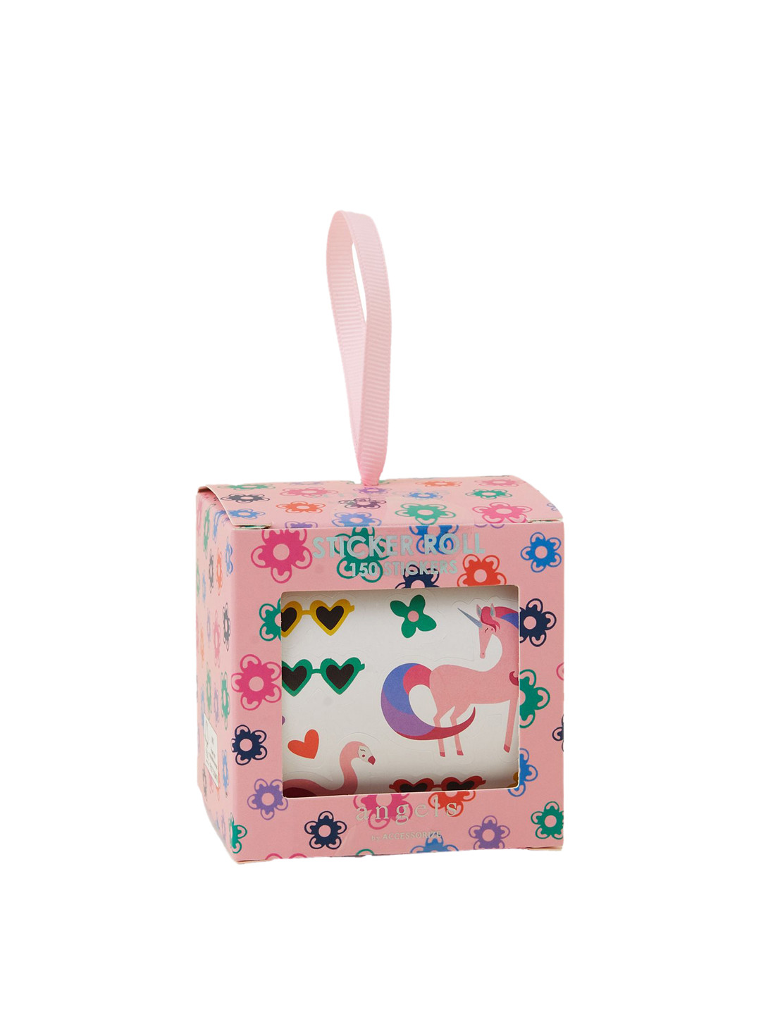 Accessorize White & Pink Unicorn Sticker Roll