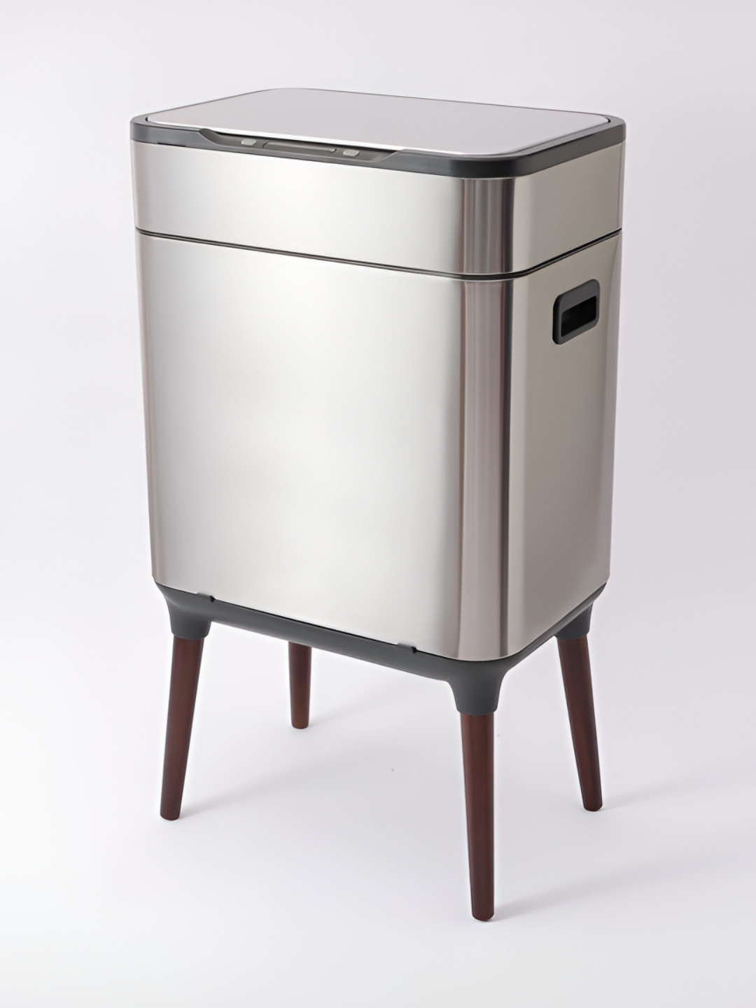 The Better Home Fumato Silver Toned Motion Sensor & Dual Compartment Dustbin