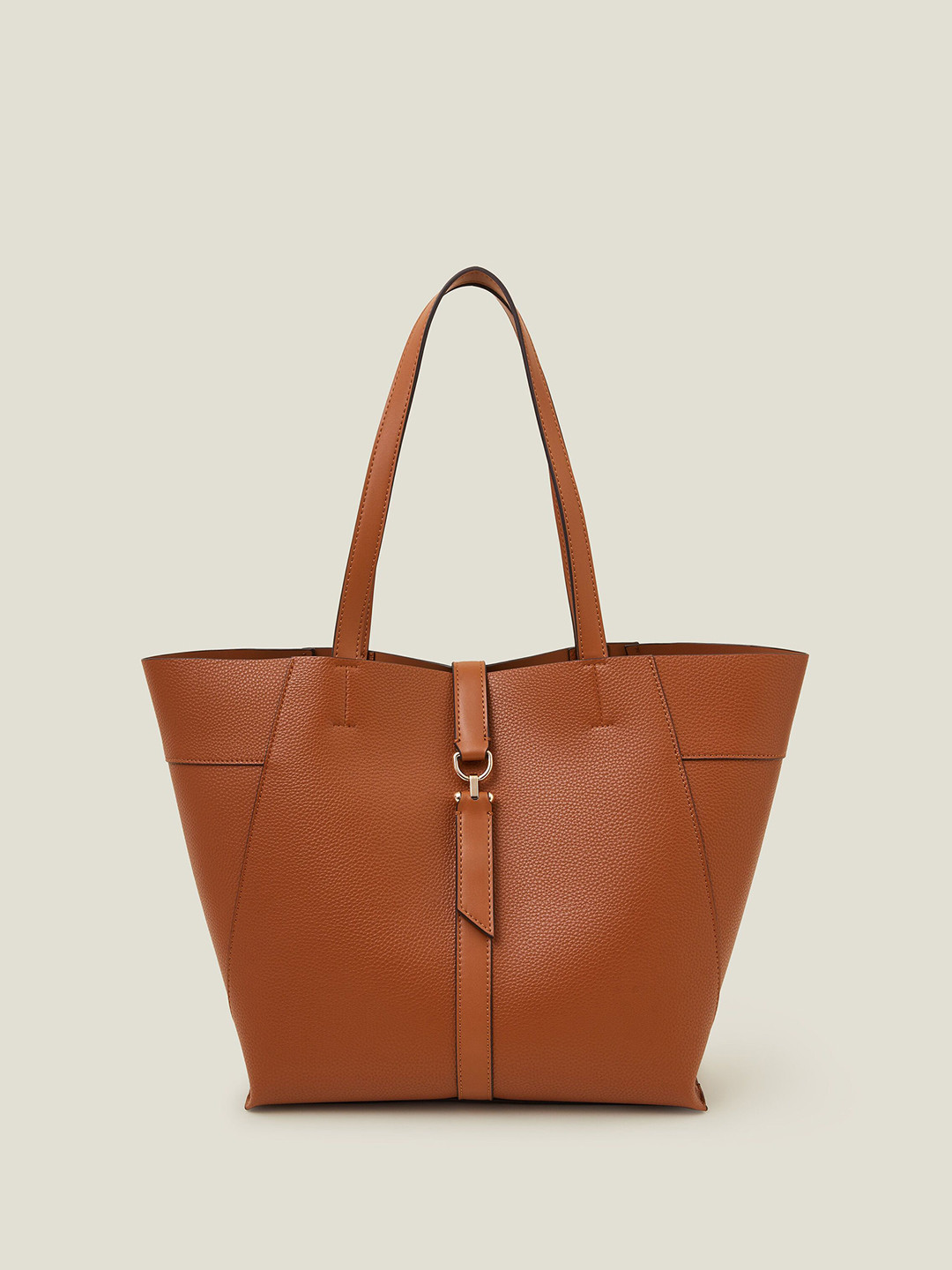 Accessorize Women Metal Detail Large Tote Bag