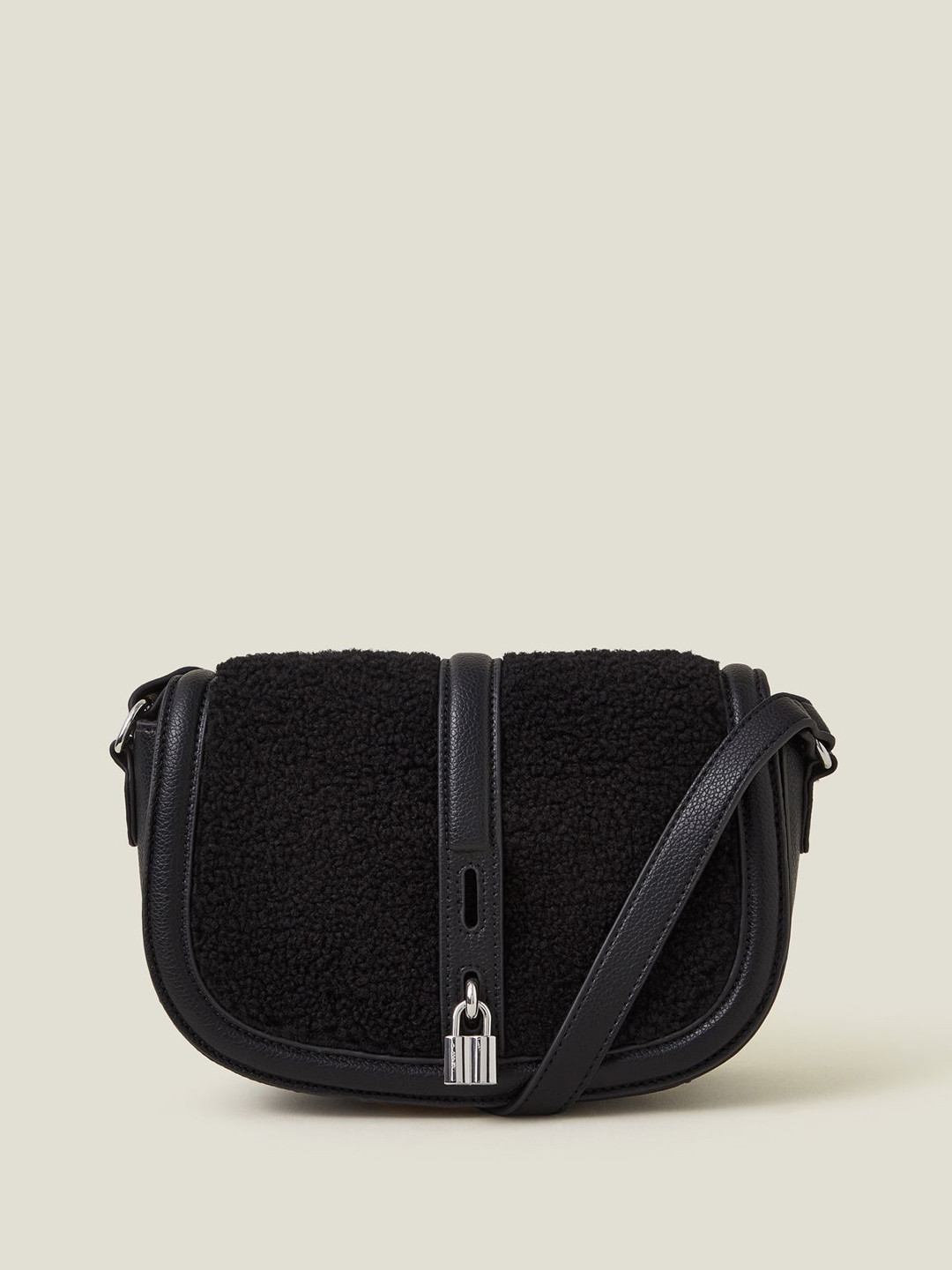 Accessorize Women Shearling Sling Bag