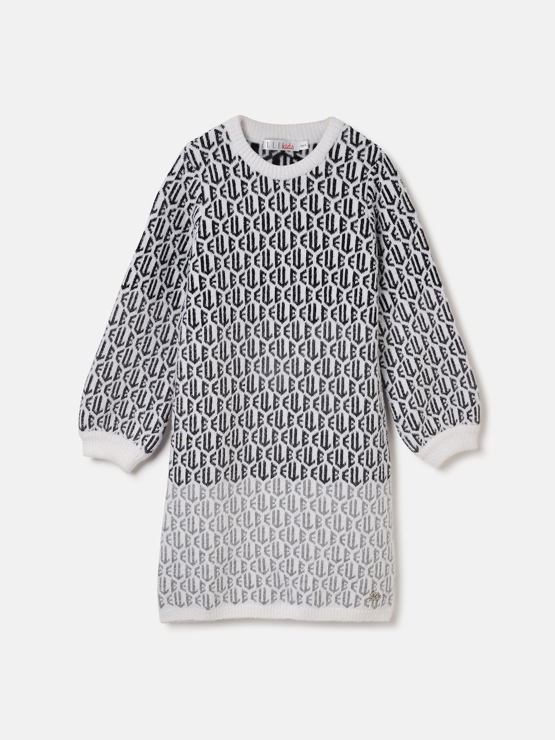 ELLE Typography Self Design A-Line Dress