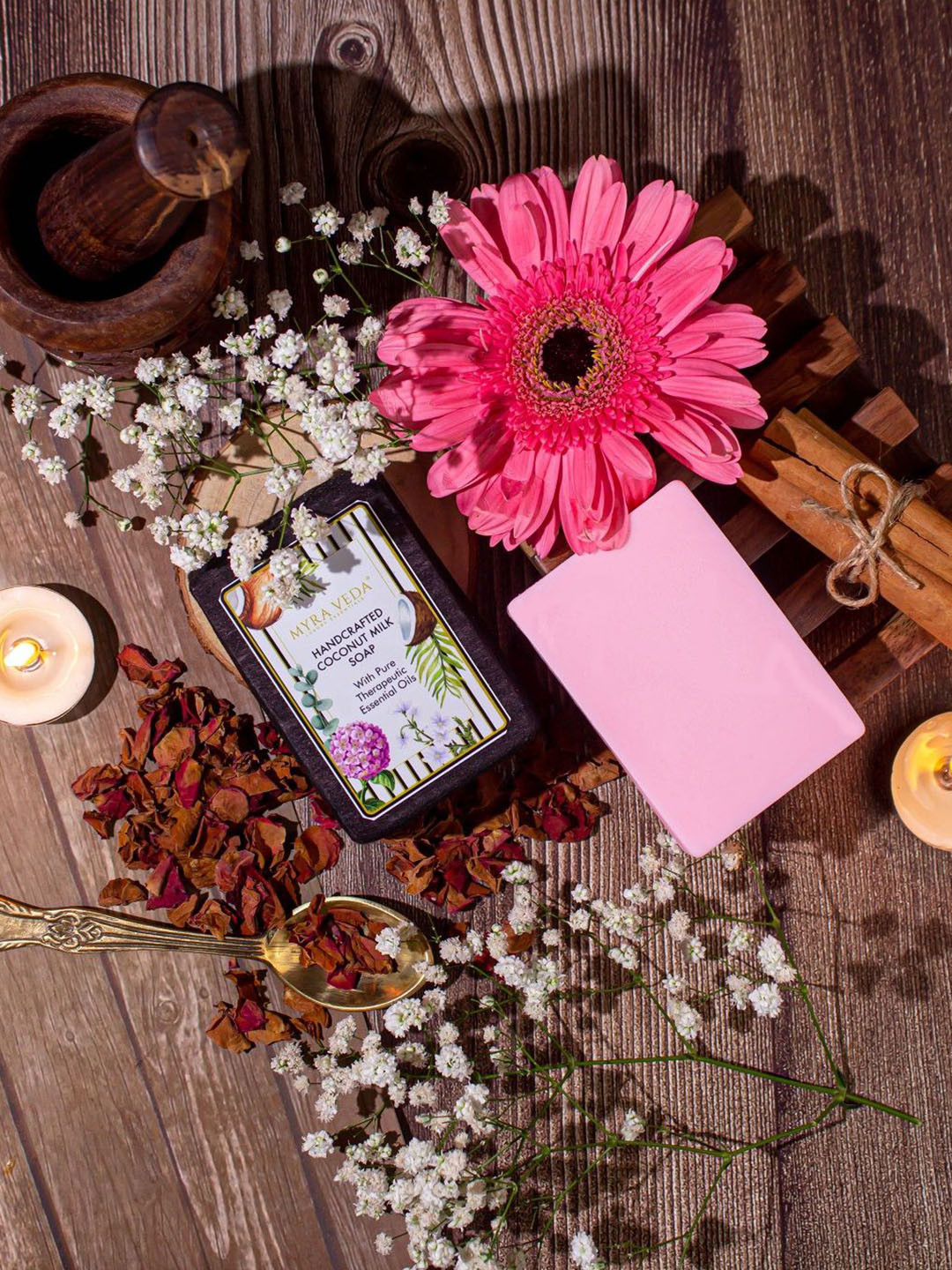 MYRA VEDA Coconut Milk Soap- 100 g