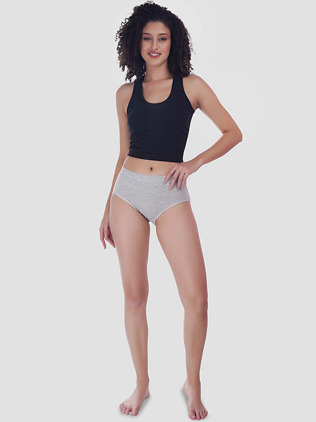YOU FOREVER Women Cotton High Rise Hipster BriefsYF-1HWPNT-011-S