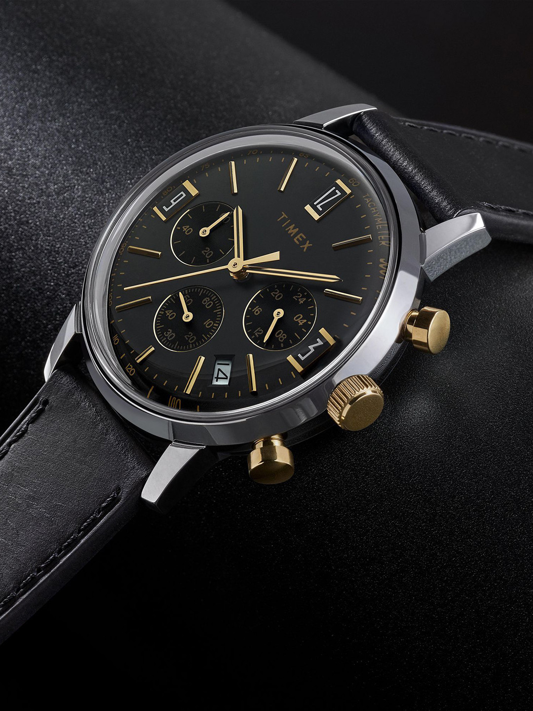 Timex Men Skeleton Dial Reset Time Analogue Watch TW2W51500UJ