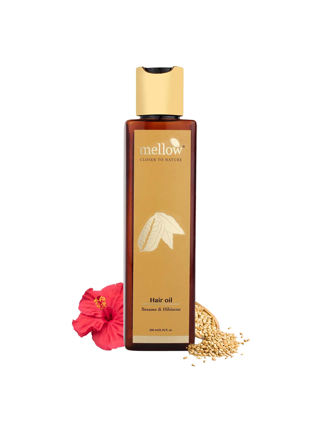 MELLOW Sesame Hair Oil for Strong & Shiny Hair - 200 ml