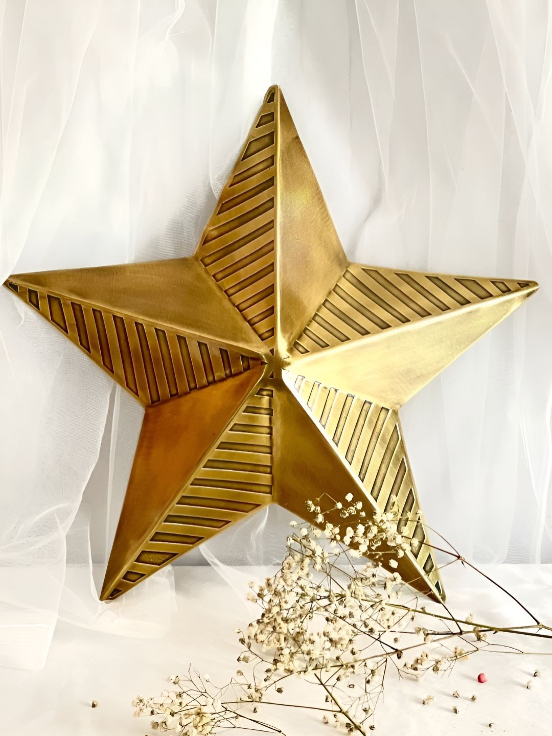 Timaya's Decor Metal Glossy Hanging Hall Wall Hangings-13.4In