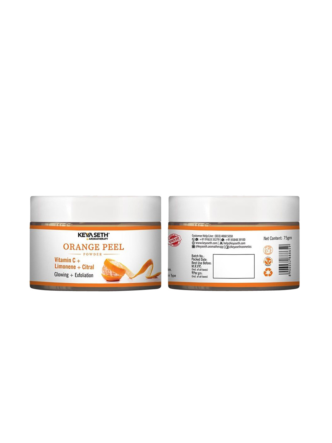 KEYA SETH AROMATHERAPY  Aromatherapy Orange Peel Powder Vitamin C Face Pack - 100 g