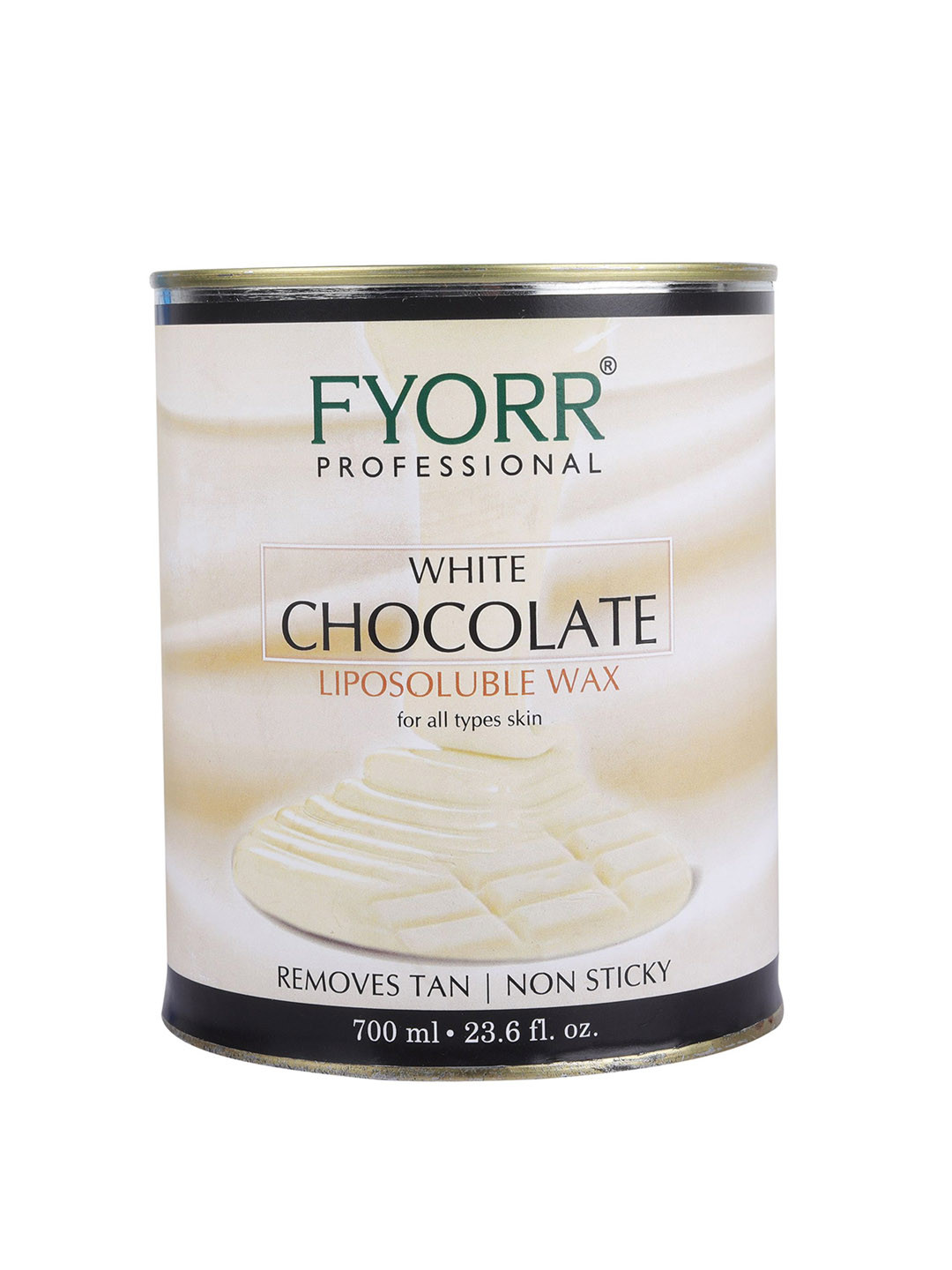 FYORR Liposoluble Milk Body Wax For Tan Removal - 700 ml - White Chocolate