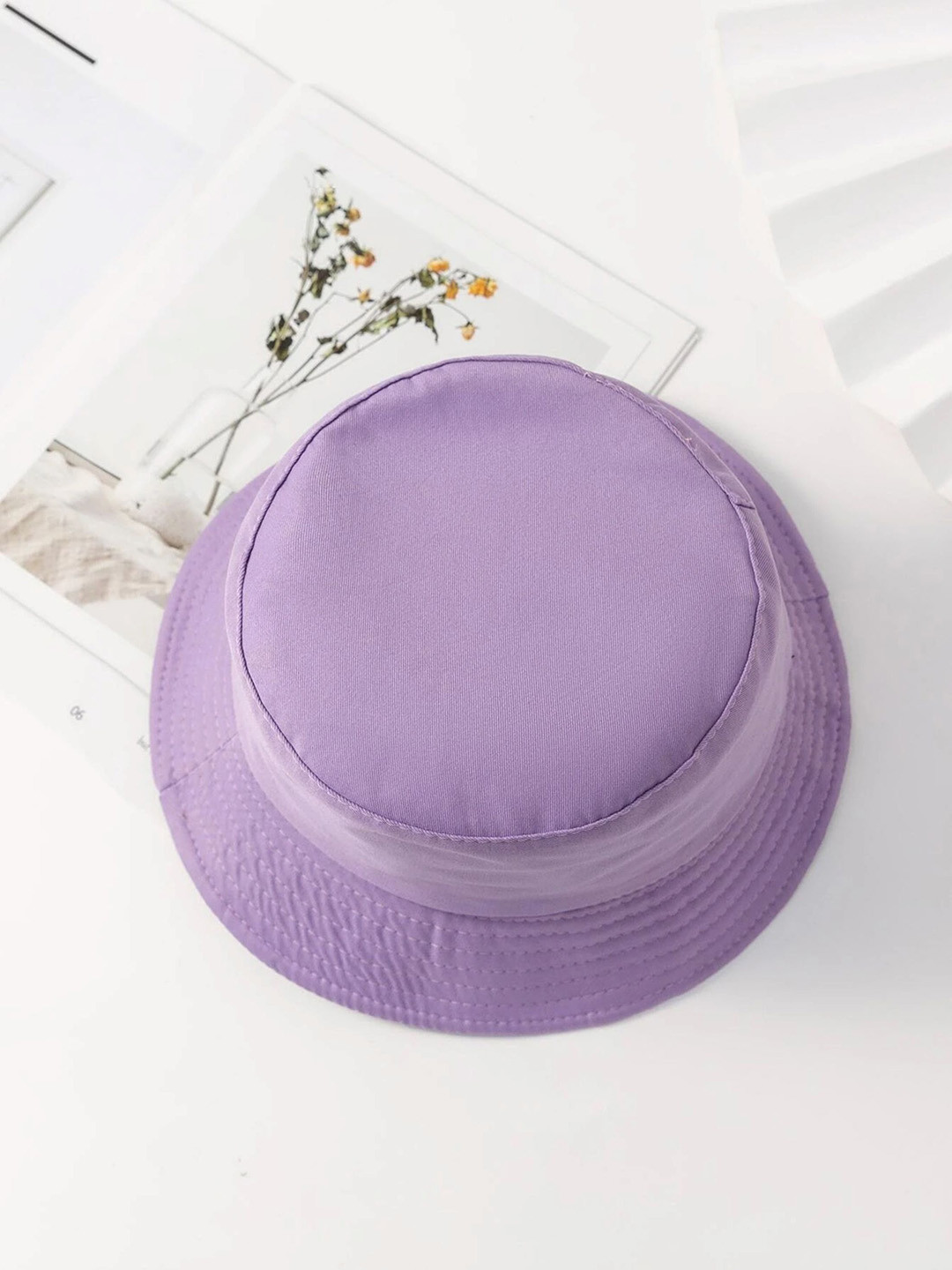 Infispace Women Purple Solid Sun Hat