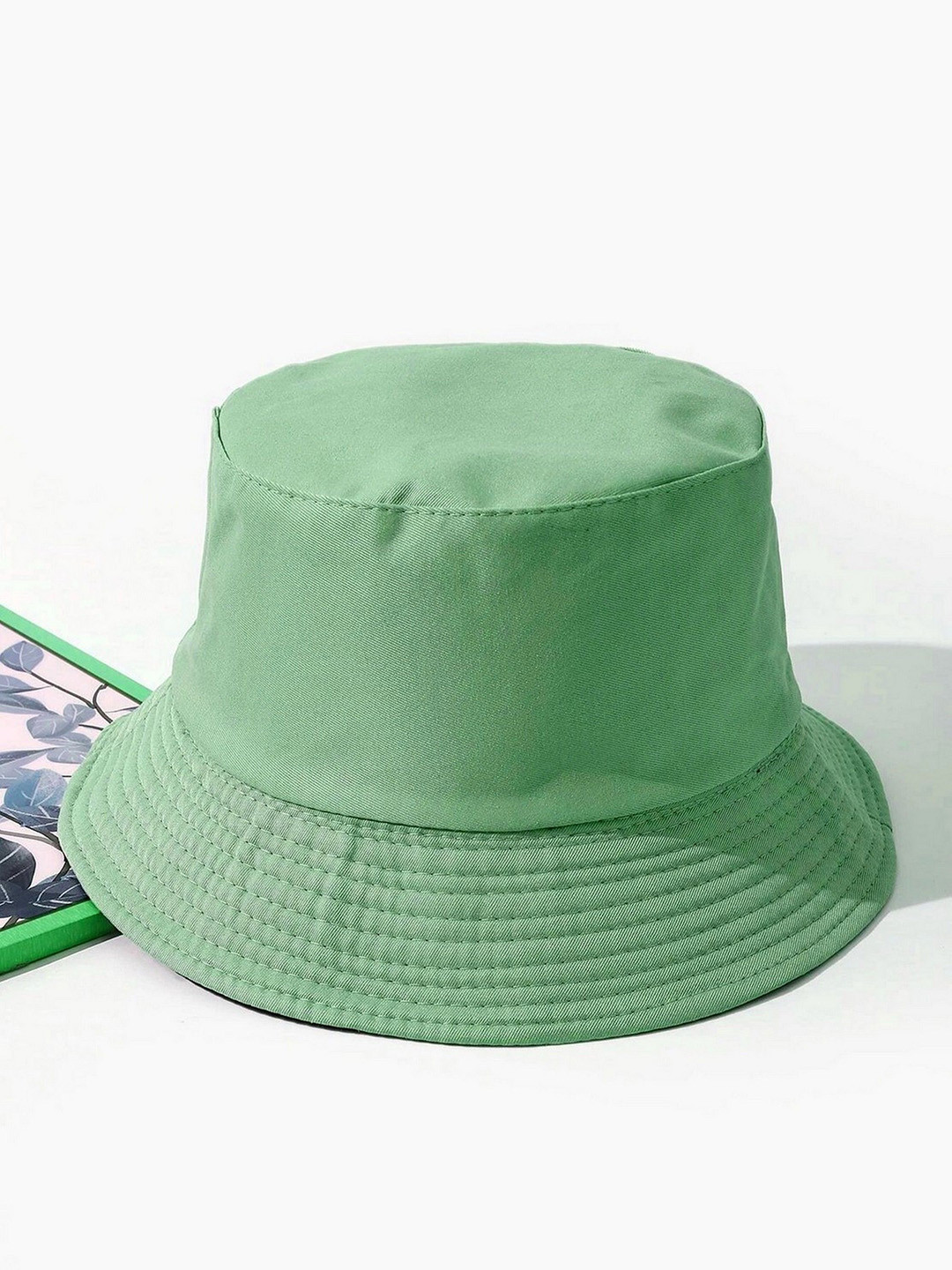 Infispace Women Olive Green Solid Casual Sun Hat